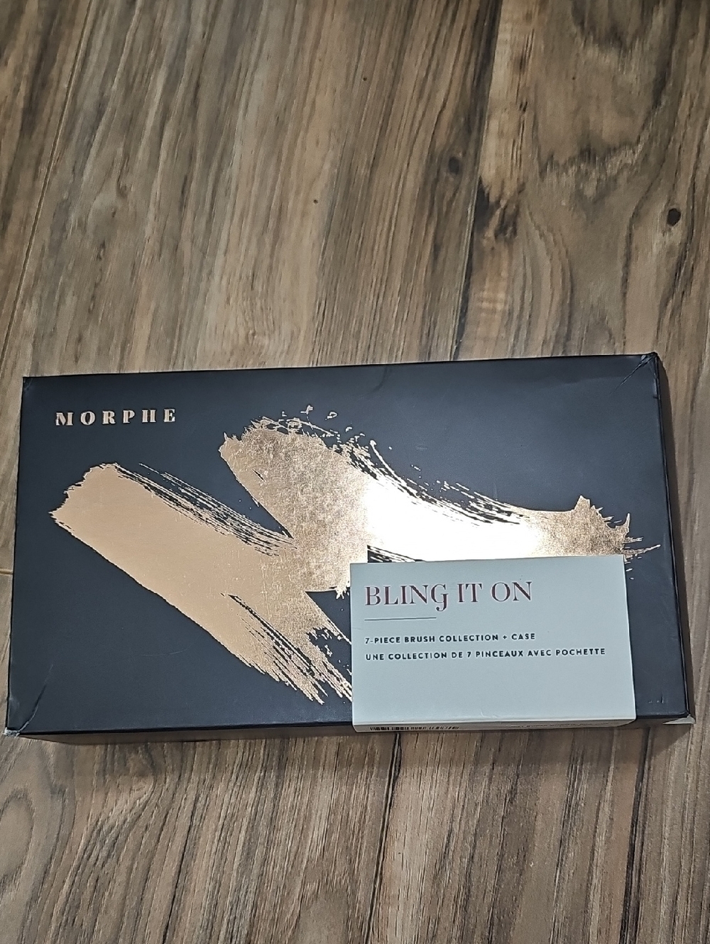 Morphe Bling It On Brush Collection - Black with Rose Gold Accents